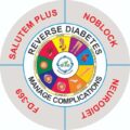 Circular chart titled "Reverse Diabetes Block" listing diabetes complications.